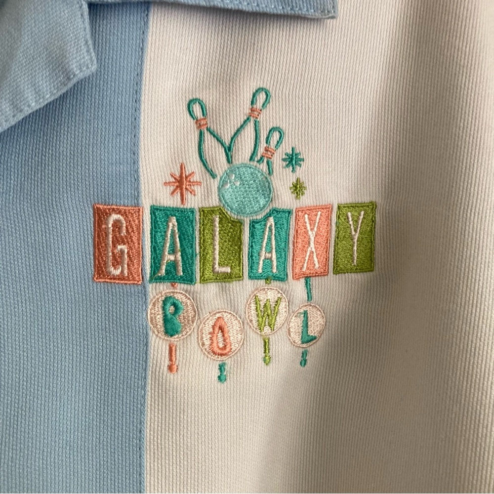 Universal Studios Cabana Bay Beach Resort Galaxy Bowl Bowling π³ Shirt, Sz M - Picture 5 of 12
